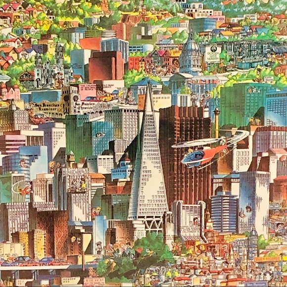 NIB City of San Francisco 1988 Jigsaw Puzzle - Picture 5 of 8
